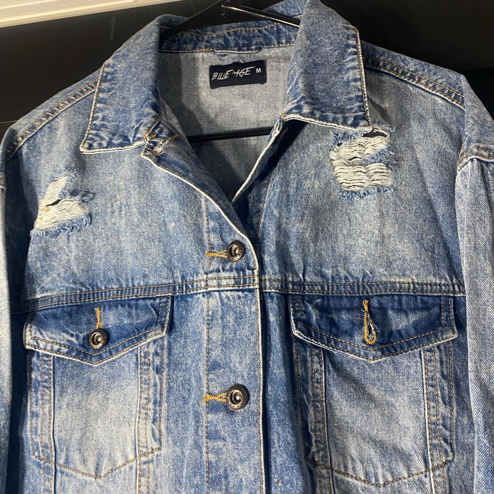 4/$16 Blue Age Jean Jacket - Picture 2 of 5